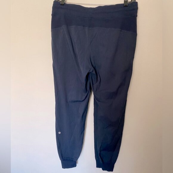 Lululemon Blue Dance Studio Pants No Size Tag Waist 34” Size 14-16 EUC - Picture 3 of 5